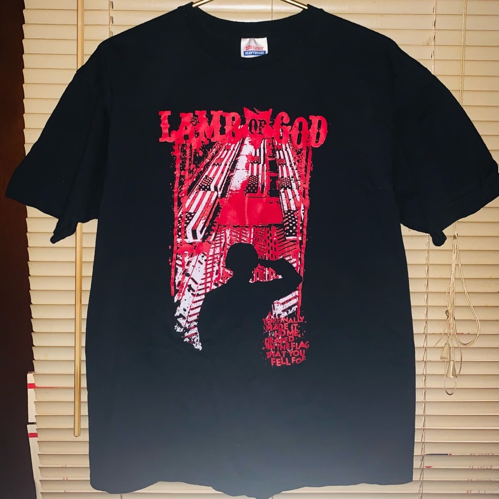 Lamb of God graphic T-shirt sz L - Picture 4 of 4